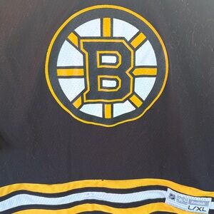 Reebok Black and Yellow Hockey Jersey